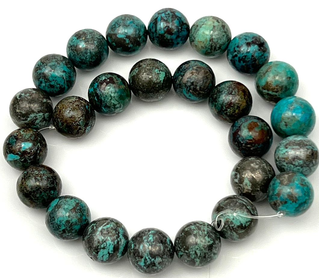 16 MM. Round Turquoise Beads