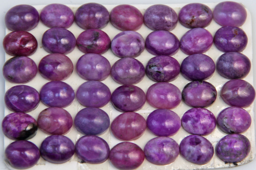 10x8 MM. Oval Sugilite Cabs.