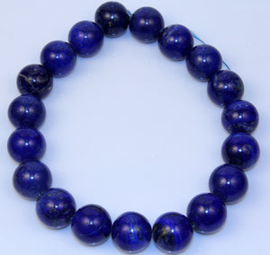 24 mm. Round High Quality Lapis Beads.