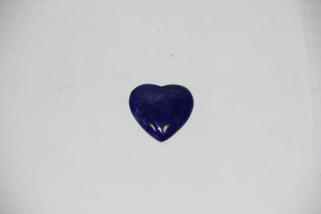 35 mm. Lapis Heart Cabochon