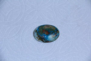 40x29 mm. Oval Peruvian Opal Cabochon