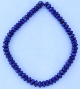 12mm. High Quality Roundel Lapis Beads.