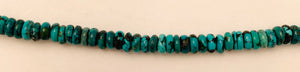 6 MM. Roundel Turquoise Beads