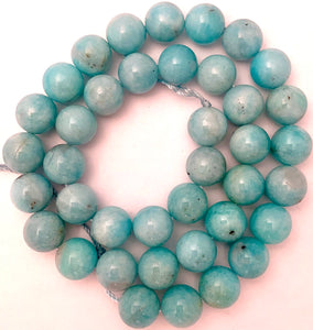 10 MM. Round Amazonite Beads