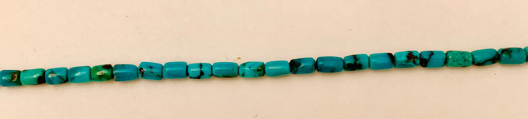 3x5 MM. Barrel shape Turquoise Beads