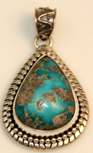 Persian Turquoise Pendant.